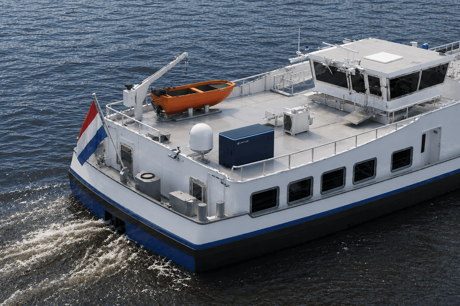 WEstack on boat